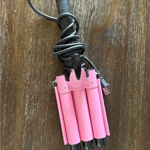 Pink Hair Styling Tool Crimper